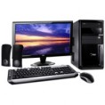 Computador c/ Intel® Celeron Dual Core E3300 2.5GHz 2GB 320GB DVD-RW Linux - Qbex + Monitor LCD 18,5'' 936SWA Widescreen Multimídia - AOC