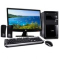 Computador c/ Intel® Celeron Dual Core E3300 2.5GHz 2GB 320GB DVD-RW Linux - Qbex + Monitor LCD 20" Widescreen W2043 - LG